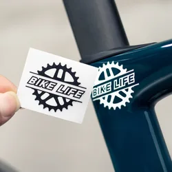 1PC BIKE LIFE Bicycle Sticker for Frame Top Tube Seat Tube Decorative Vinyl Decal MTB Bicycle Waterproof Motorcycle Accessories