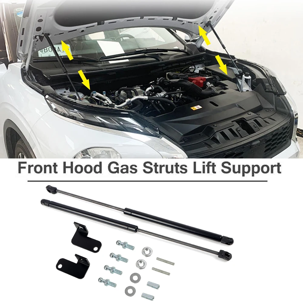 

Амортизаторы капота, пригодные для Mitsubishi Outlander 2023 2024, передние газовые стойки капота, подъемные опоры, пружины, амортизаторы, автомобильные аксессуары