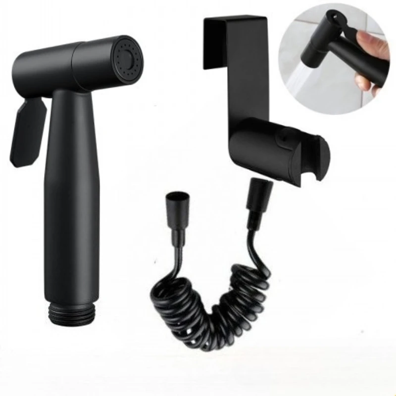 

Handheld Toilet Bidet Sprayer Set Kit Stainless Steel Hand Bidet Faucet for Bathroom Hand Sprayer Shower Head Self Cleaning
