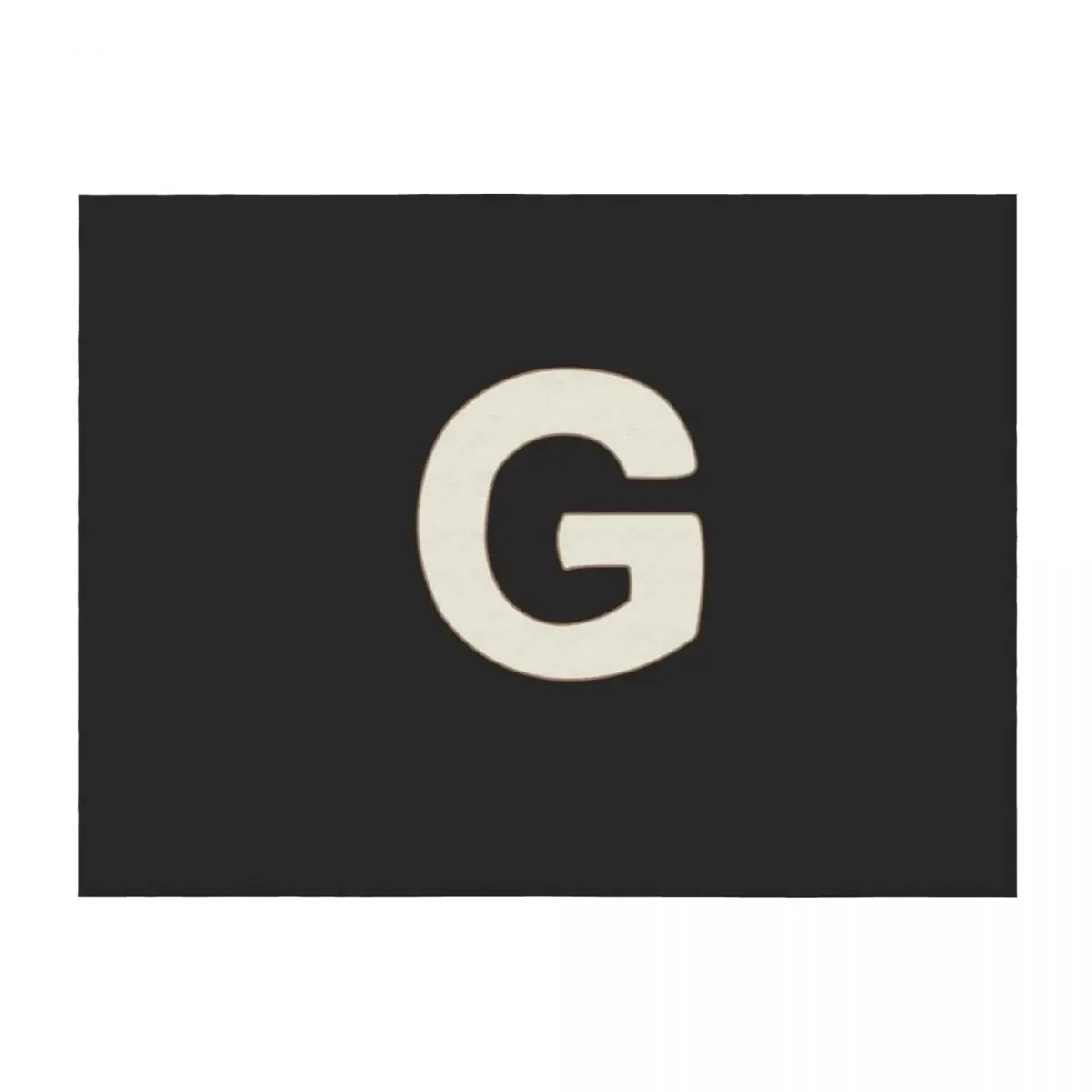 

letter g white Throw Blanket Thin Moving Loose Sofa Throw Blankets