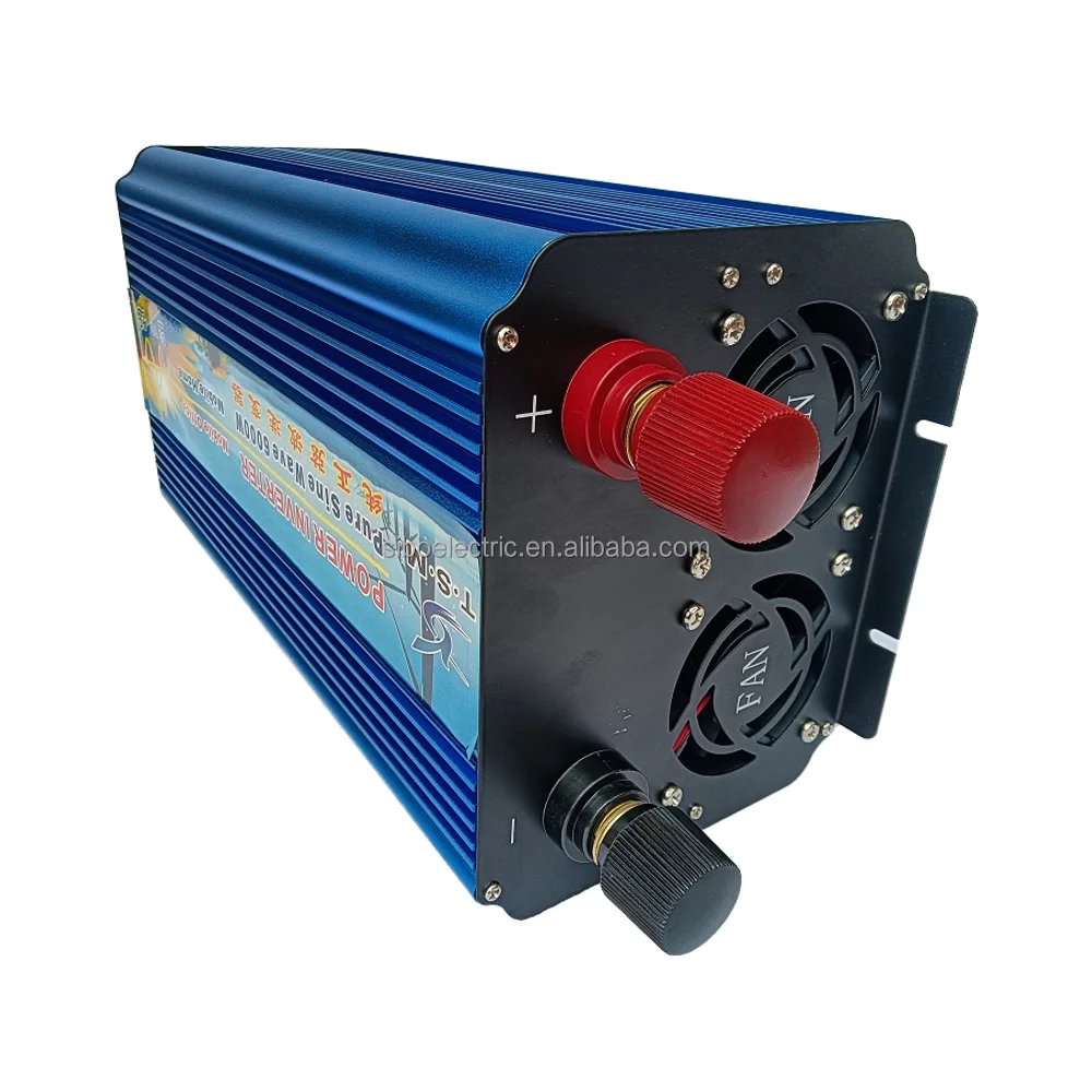 ذروة الطاقة 12000 واط 6000 واط نقية شرط لموجة العاكس تيار مستمر 36 فولت إلى التيار المتناوب 220 فولت 230 فولت 240 فولت 50 هرتز مع شاشة ديجيتال خارج الشبكة