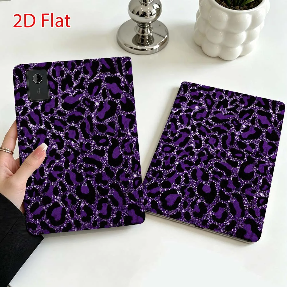 Purple Polka Dot Pattern Soft For Lenovo Xiaoxin Pad Pro Tab P12 P11 11 13 11.2 inch K11 Plus Pen Tray Tablet Case