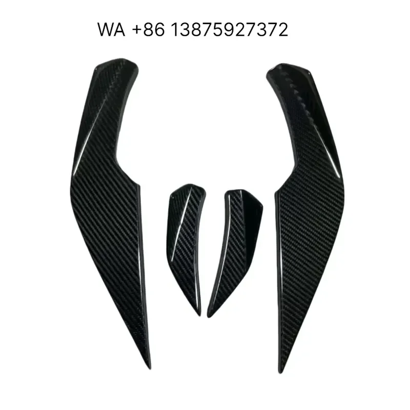 Wmwmnu for G80 G82 3 Series 4 Series M3 M4 Dry Carbon Fiber Front Bumper Canards Body Kit Upgrade Factory Outlet New