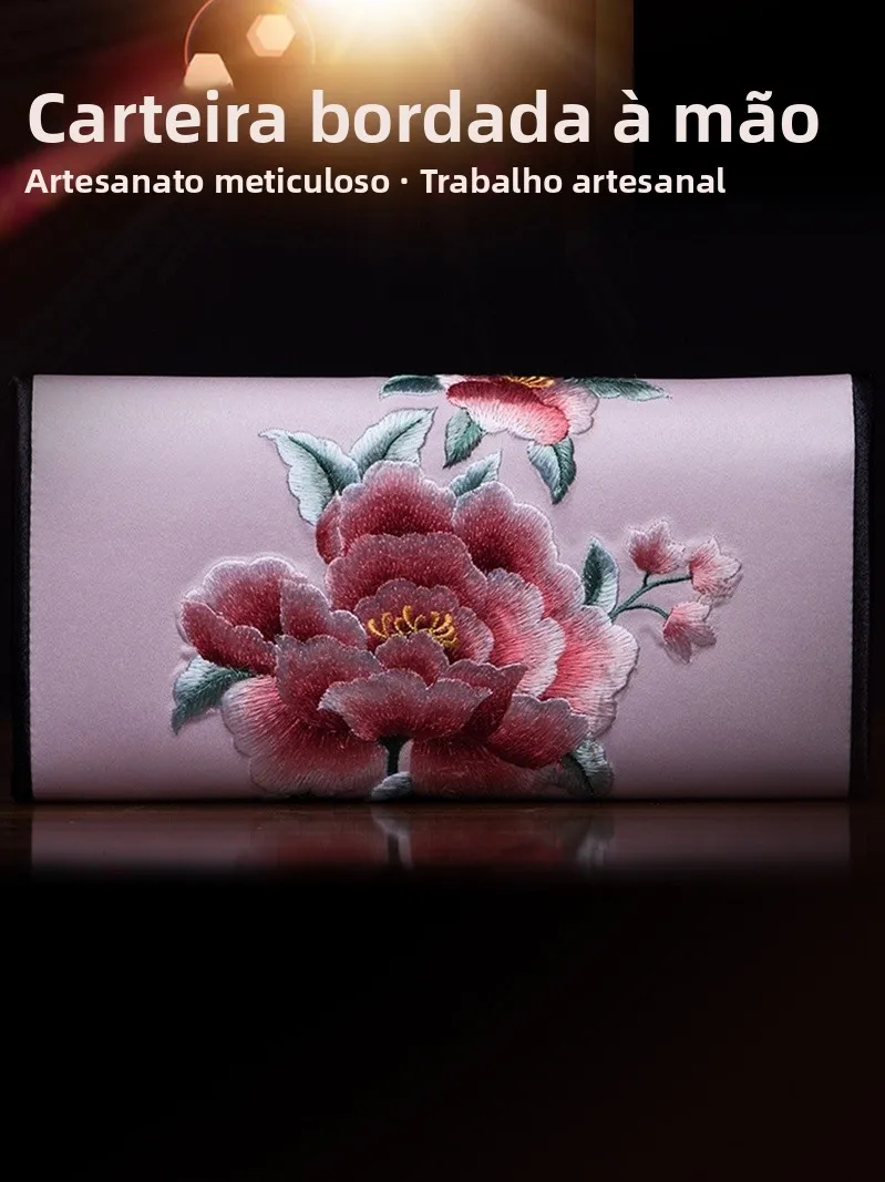 silk-hand-embroidered-qipao-clutch-wallet-evening-party-ethnic-style-women's-wallet-suzhou-embroidery-luxury-gift