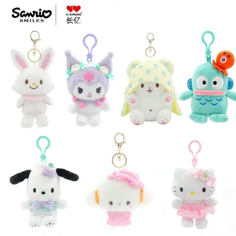 Genuine Sanrio Hangyodon Pendant Plush Toys Small Charms Sayuri Super Soft Model Doll Stuffed Toys Girls Boys Birthday Gifts