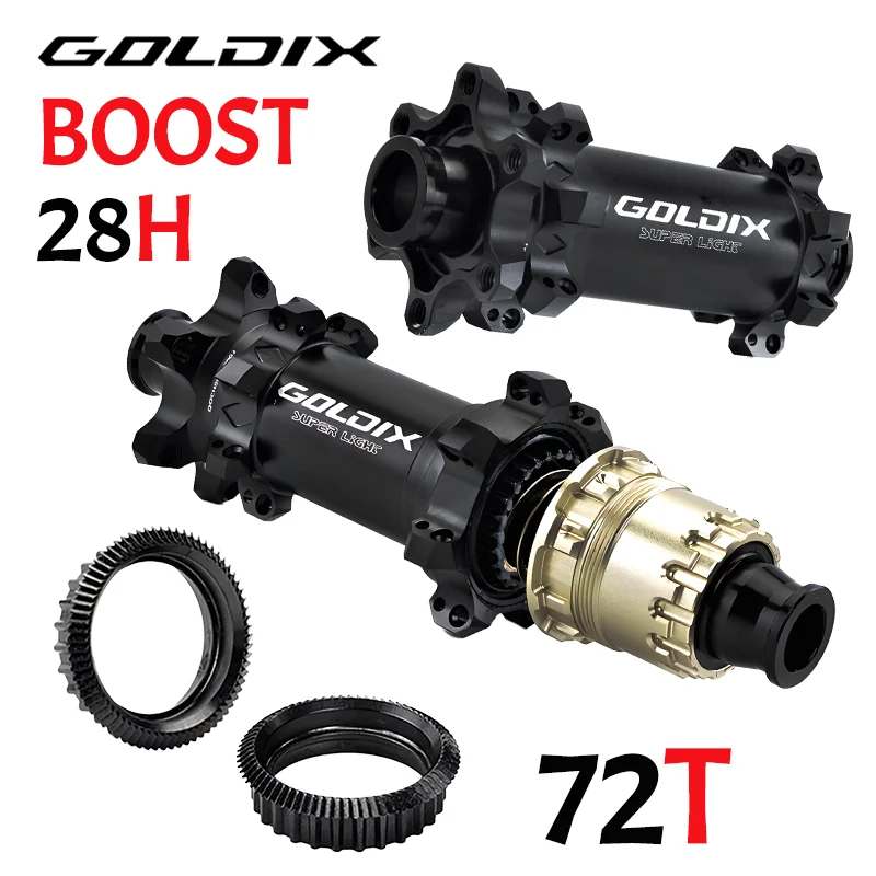

Goldix M160 28 Holes Mtb Hub 148x12 28h Straight Pull Front Hub Rear 6 Bolt Ultralight Boost Hub Noisy Cube Mountain Bike