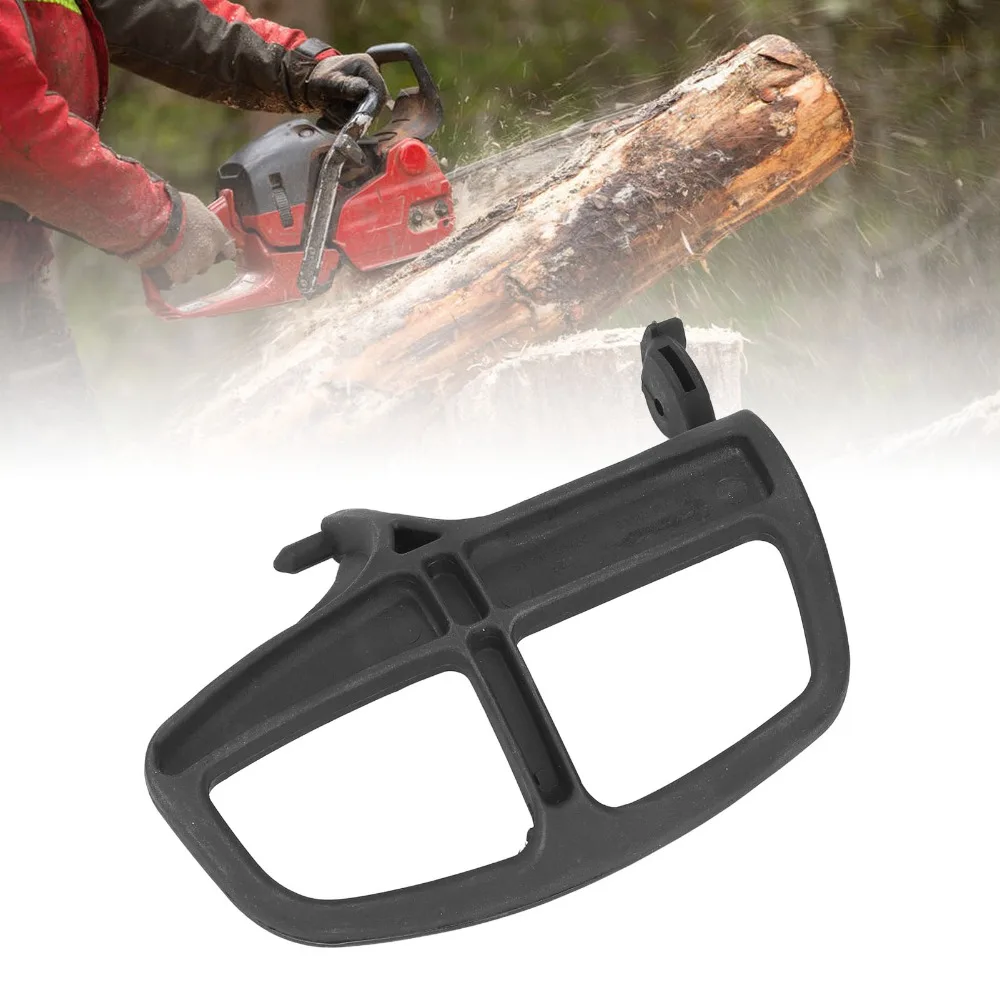 Black Chainsaw Brake Handle ABS Lightweight Front Hand Guard Easy Install Curved for STIHL 020 020T MS200 MS200T - view 2