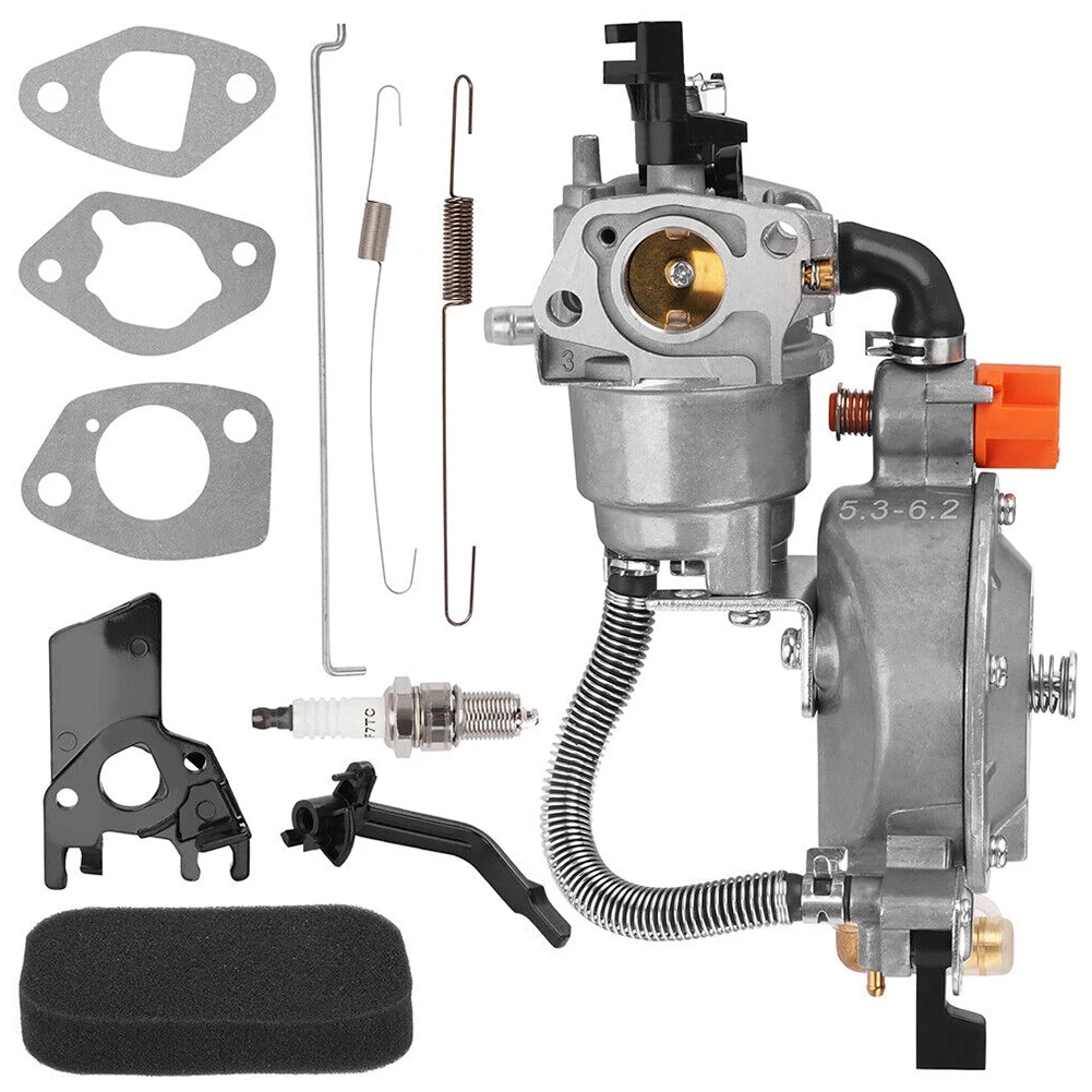 170F New Dual Fuel Carburetor For Propane Generator/200 for lpg Carburetor 168F 170F 3KW 5KW Multi-Fuel for lpg Carburetor