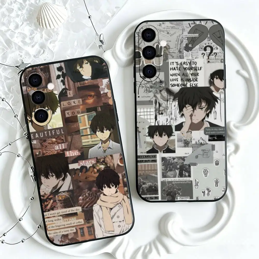 Bestselling Anime Hyouka Phone Case Black Silicone Soft For Samsung Galaxy A73,A72,A71,A70,A53,A52,A51