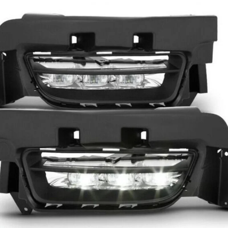 SAAR Adecuado para Dodge Charger 2015-2020 Esquina lateral Diurna Luz antiniebla delantera modificada LED Whi