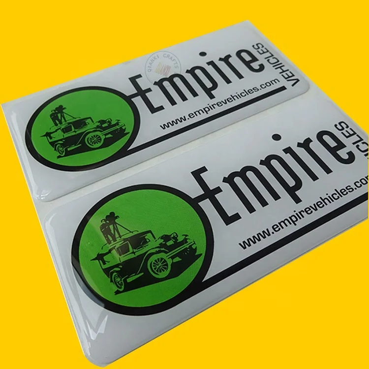 Custom logo High quality customized printing UV resistant resin stickers, Waterproof transparent dome labels, 3D epoxy stickers view 5