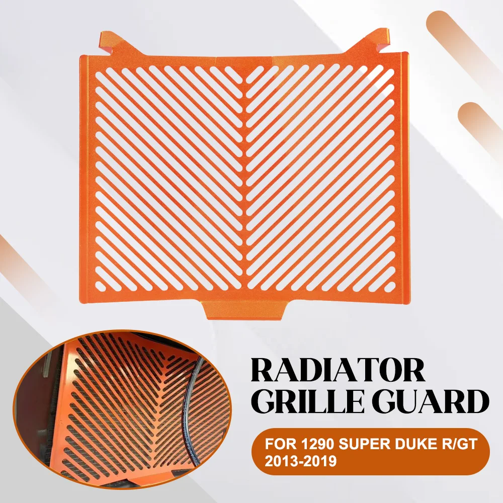 

For 1290 Super Duke R/GT 2013 2014 2015 2016 2017 2018 2019 Radiator Guards Engine Oil Cooler Radiator Guard Cover Protector