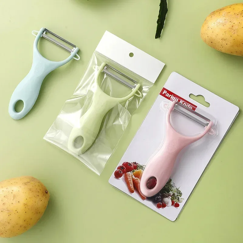 المطبخ المحمولة الفاكهة مقشرة البطاطس مقشرة الفاكهة سكين التخييم نزهات أدوات المطبخ الأساسية #3