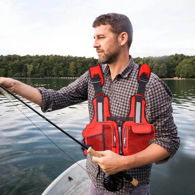 Life Vest Women Life Vest Floatation Devices Fishing Life Vest With Reflective Strips Kayak Life Vest Fishing Floatation Jacket