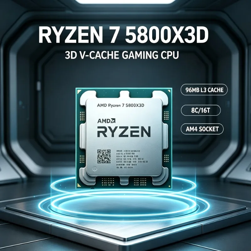 Processador AMD Ryzen 7 5800X3D 8-Core 96MB Cache AM4