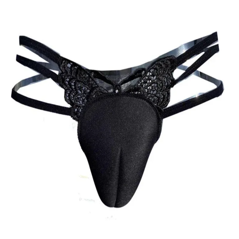 Crossdresser Thong Panty Camel Toe Hiding Gaff Shaping Brief Butterfly Drama Queen Night Clubwear Fake Vagina Cosplay Nightwear view 6