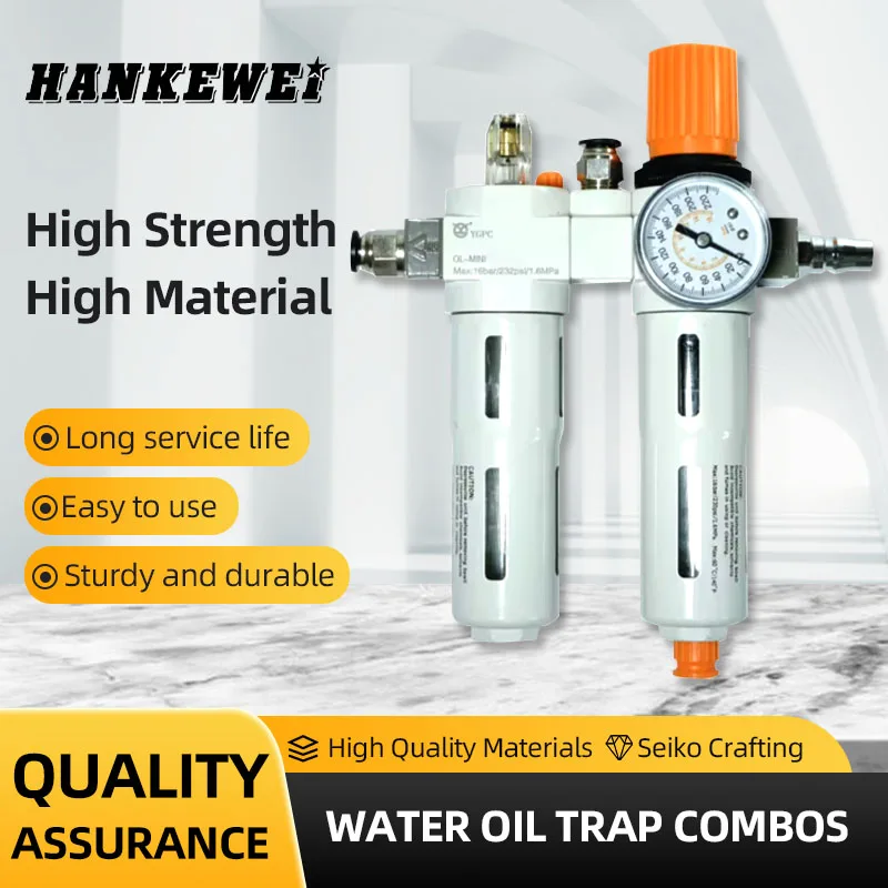 

Water Oil Trap Combos For Tyre Changer Spare Parts Air Filter Lubricator Combination