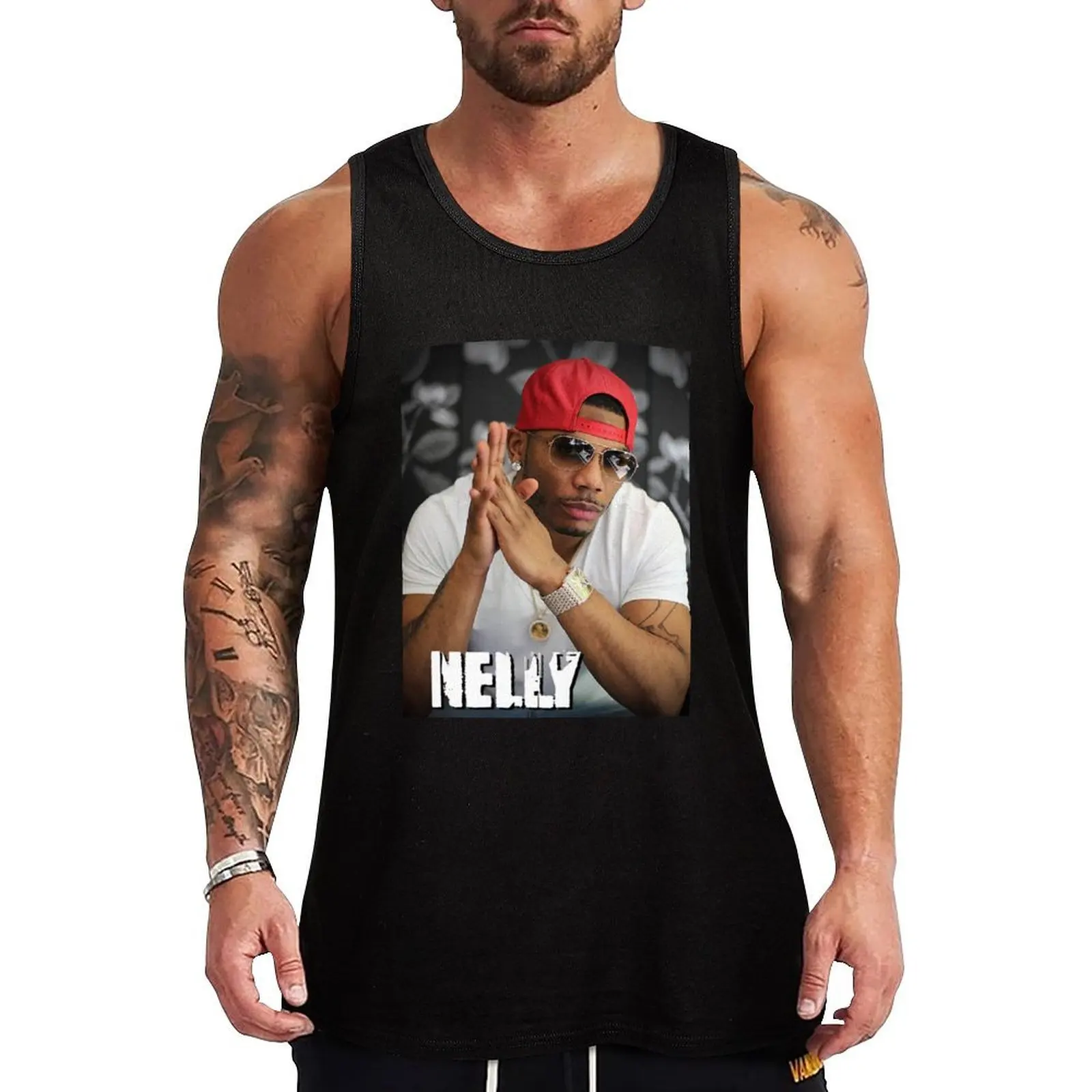 

Fournel American Music Singer Tank Top Classic Basic Tank Top Solid Color Everyday Wear