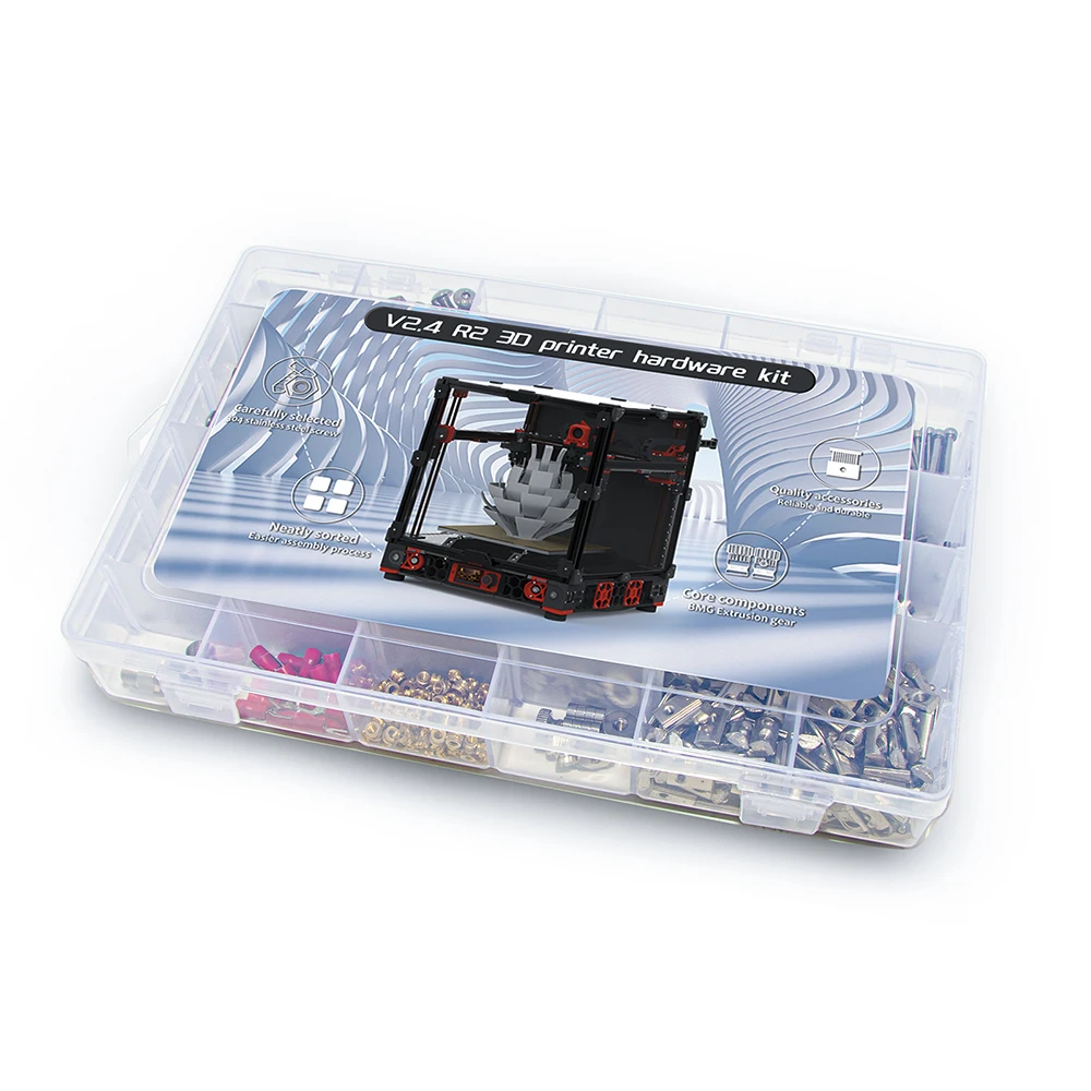 Printer V2.4 R2 DIY پروجیکٹ فاسٹینرز سکرو نٹ فل کٹ Voron 2.4 Trident 3D Printer Screws Full Kit For Voron V2.4 حصوں