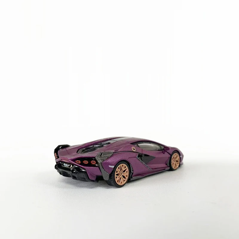 MINIGT 1:64 Model Car Lambor Sian FKP 37 Metal Sport Vehicle Matt Purple #588 LHD