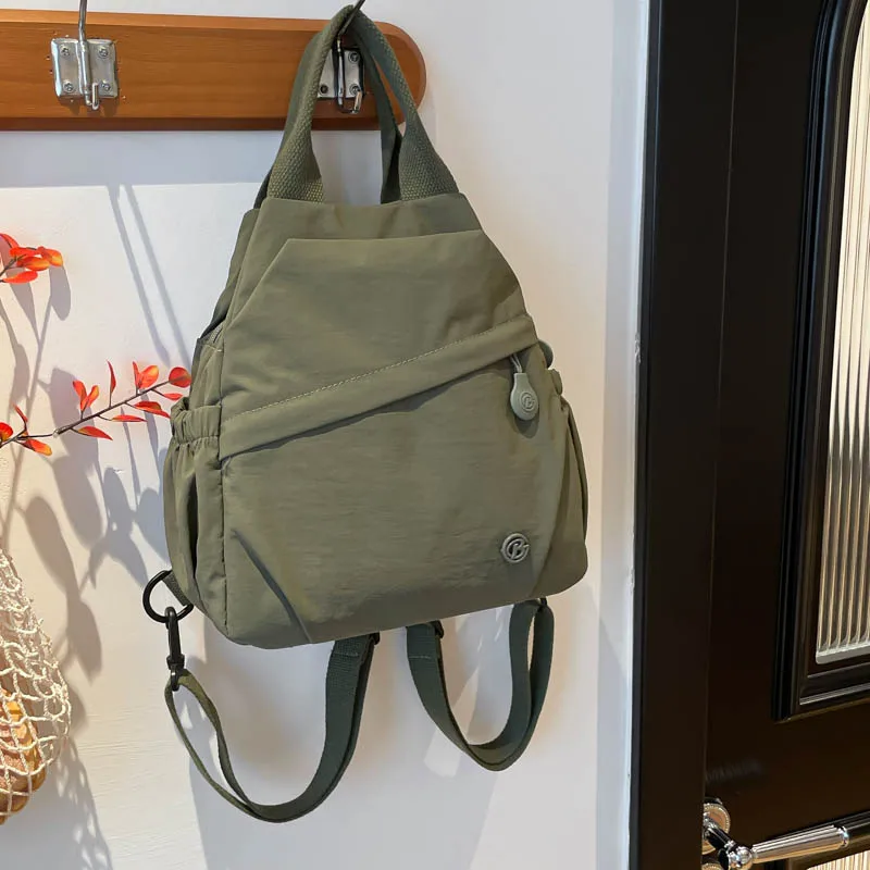 Fashion Casual Oxford Cloth Backpack Men Women Water Resistant Lightweight Travel Daypack Large Capacity Shoulder Bag Crossbody
