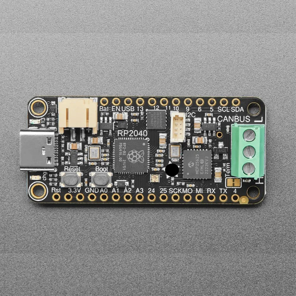 5724 RP2040 CAN Bus Feather with MCP2515 CAN Controller