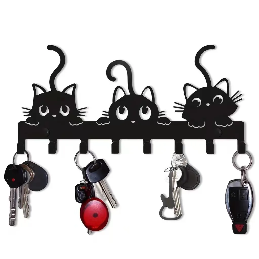 Super Handsome Man Wall Mounted Metal Key Holder Key Organizer Metal Key Hook Towl Hooks Kitchen Home Furnishing Decoration