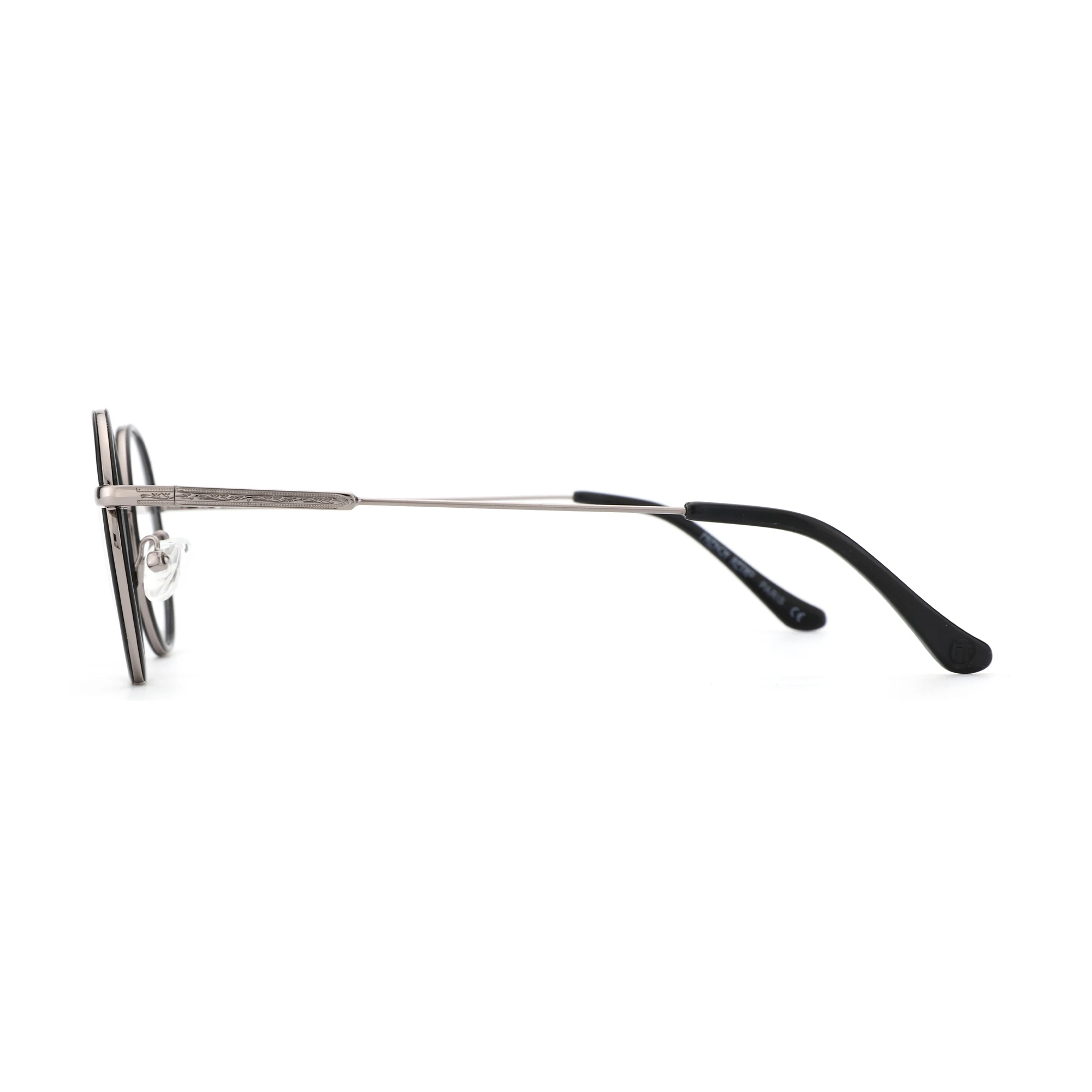 AIR EIGHT Metall-Rundbrille für Männer und Frauen, blaues Licht, Myopie, optische Brille, progressive photochrome Brille – Detail 16