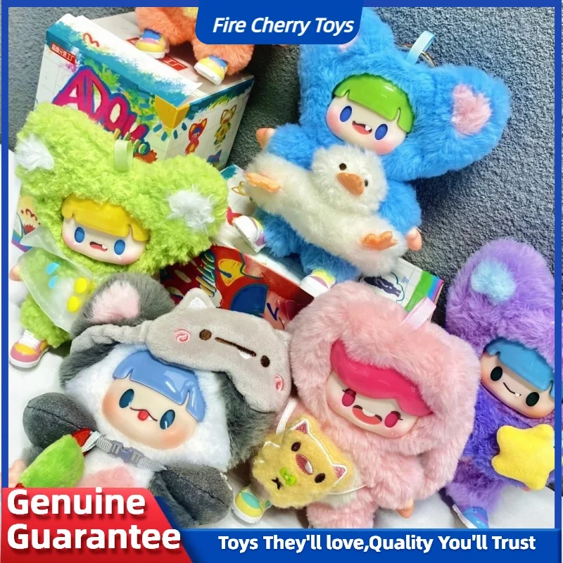 Genuíno bonito adou colorido vida série caixa cega bonito boneca misteriosa caixa cega boneca na moda pingente presente de aniversário