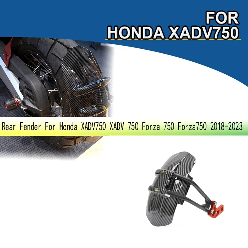 

Заднее крыло мотоцикла для Honda XADV 750 XADV 750 Forza 750 Forza 750 2018-2023, брызговик, пылезащитный кожух-A38G