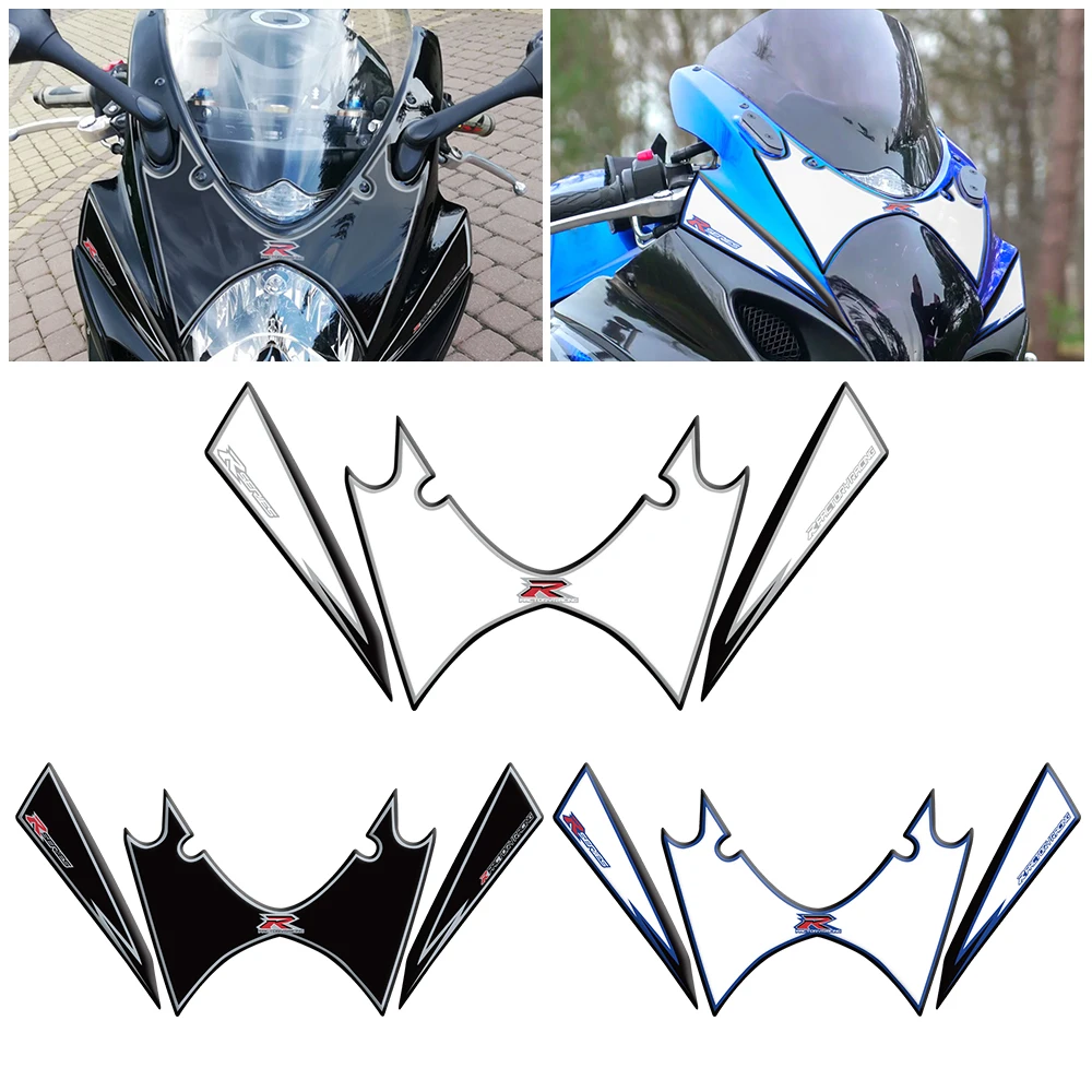 

Декоративные 3D-гелевые наклейки-протекторы для переднего обтекателя мотоцикла SUZUKI GSXR 1000 K7 2007-2008, светоотражающие наклейки на передний обтекатель