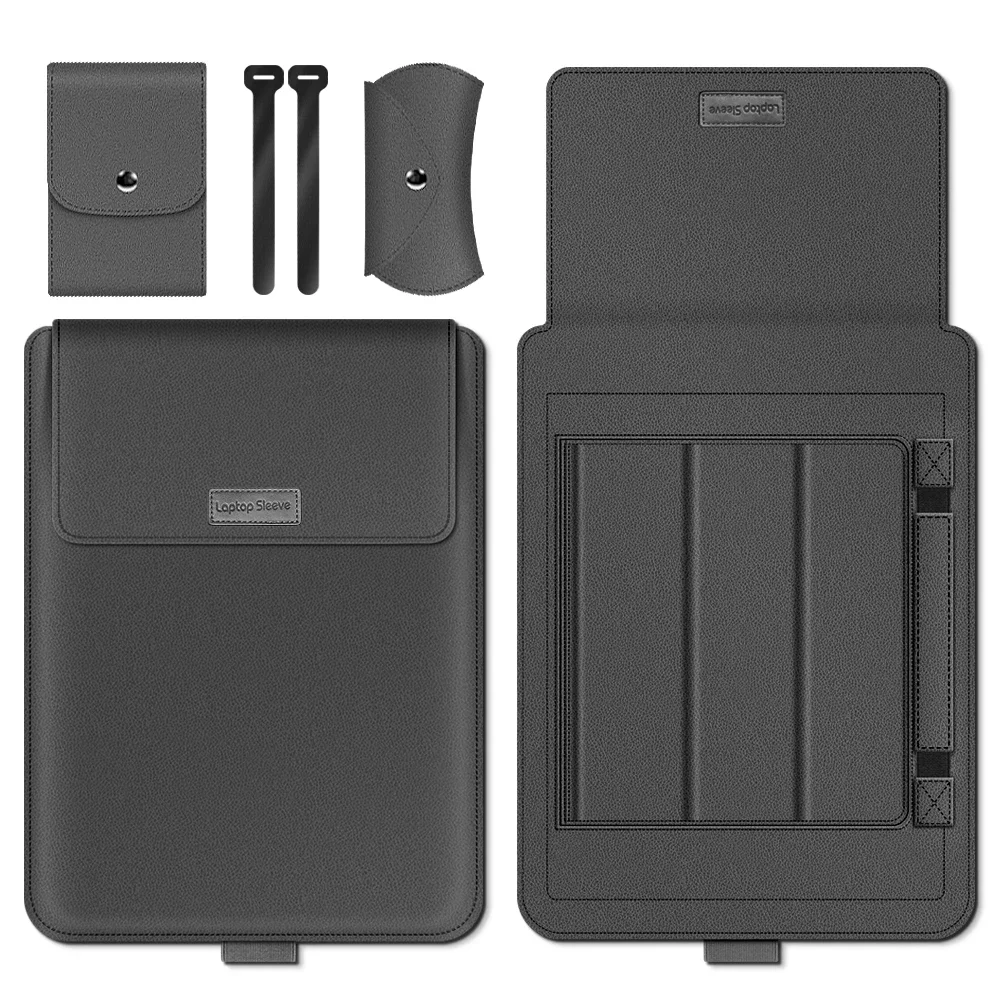 Custodia per Laptop in pelle Pu per Macbook Air Pro 13 14 16 M1 M2 M3 2020 2021 2022 2023 HP Dell 15 17 pollici Cover per Notebook