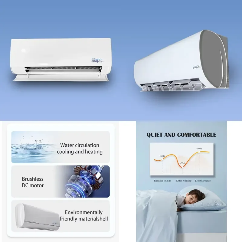 Energy Saving Chilled Water Wall Hanging Mounted Fcu Fan Coil Fan Coil Units for Hotels With Heat Pump or Chiller