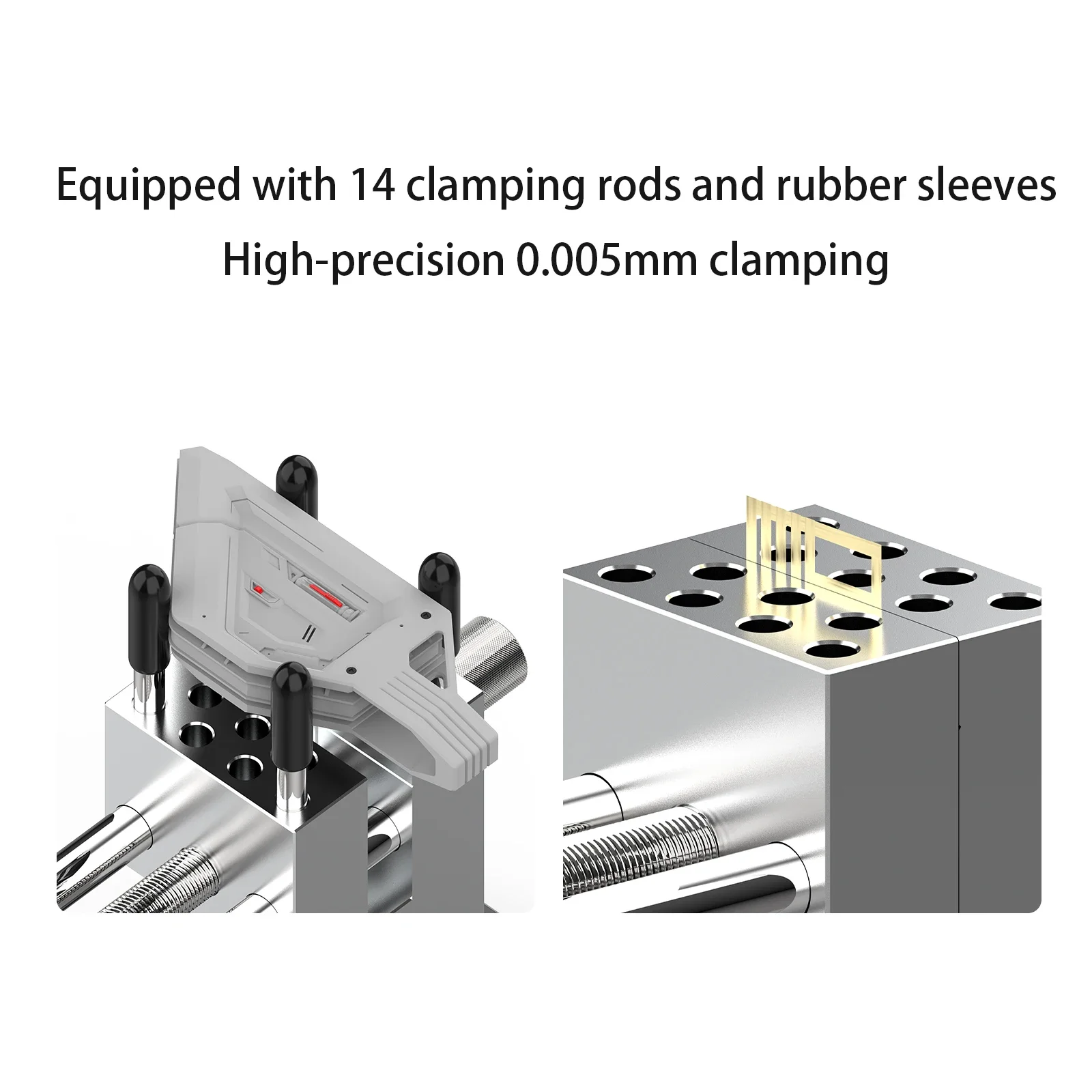 MAZHA T0010 2 in 1 Mini Portable Table Vise Compact Adjustable Clamp for Modeling Hobby DIY Precision Tool Accessories