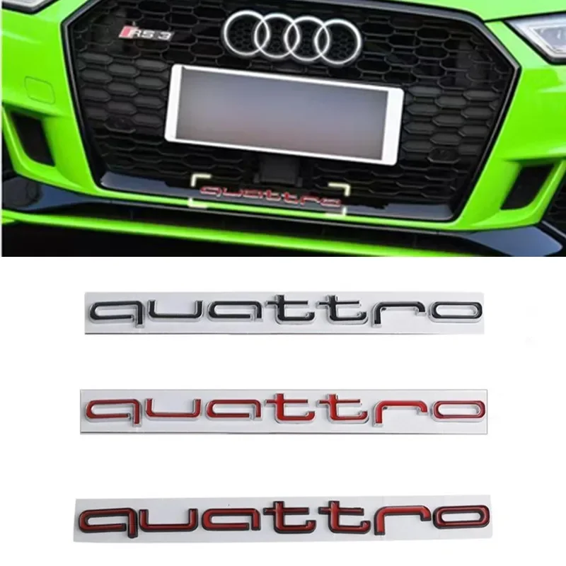 

Наклейка на багажник автомобиля для Audi Quattro A3 A5 A6 A4 A1 A2 B8 B4 B3 B6 B5 B2 B7 Q5 Q3 Q2 S3 S5 S6 RS3 RS4 RS5 Задняя эмблема Наклейка |