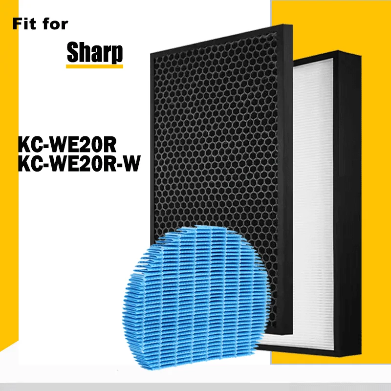 

FZ-WS50SFE FZ-WS50MFE HEPA Carbon Filter For Sharp KC-WE20R KC-WE20R-W Air Purifier