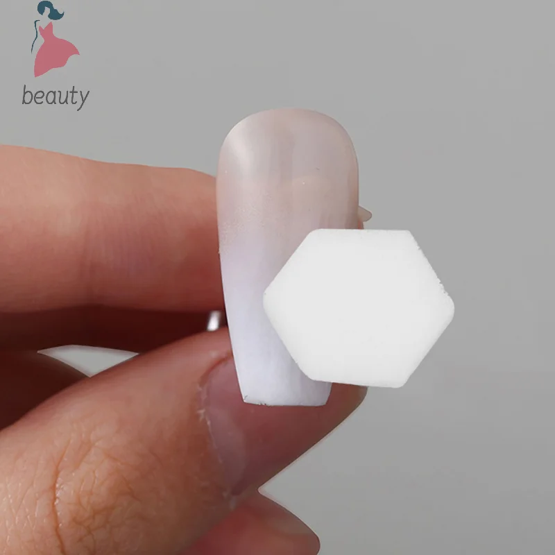80 stücke Nail art Gel Polnisch Maniküre Werkzeuge Malerei Entfernen Nagellack Hexagon Nagel Schwämme Puffer Dateien Ändern Farbe