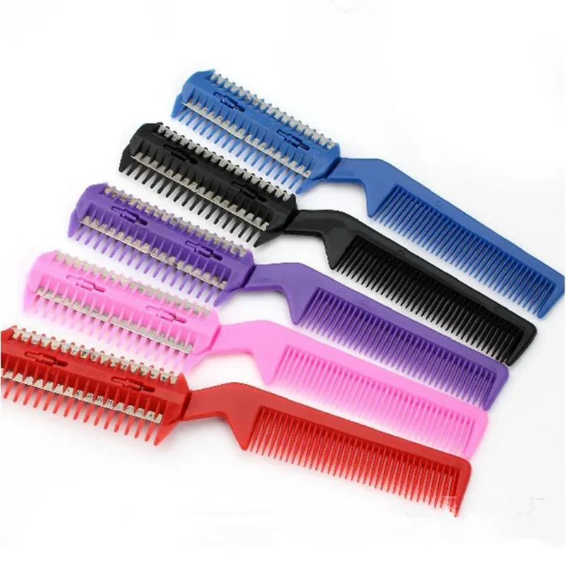 Pet Hair Trimmer Comb Cutting Cut Dog Cat With 2 Blades Grooming Razor Thinning Hairbrush Comb Products For Cats