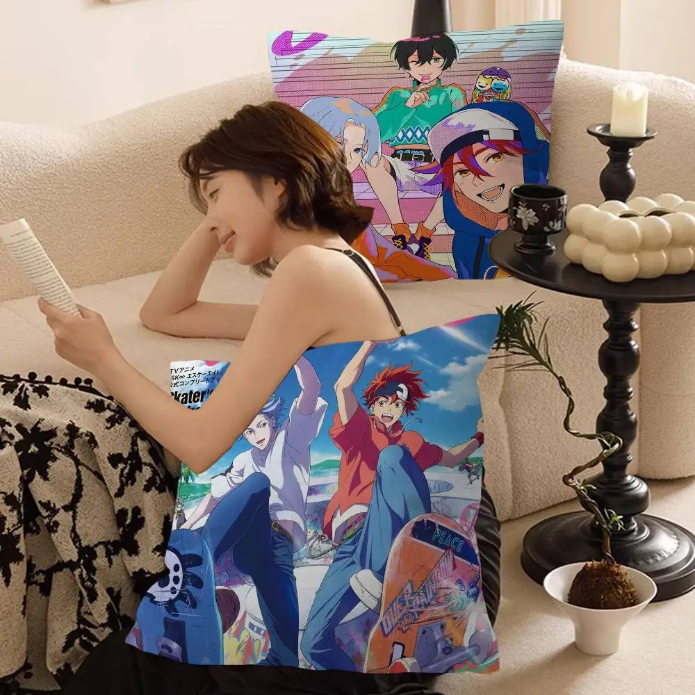 

Sports Anime SK8 The Infinity Pillow Gifts Home Office Furnishings Bedroom Sofa Car Cushion Cover Case 45x45cm