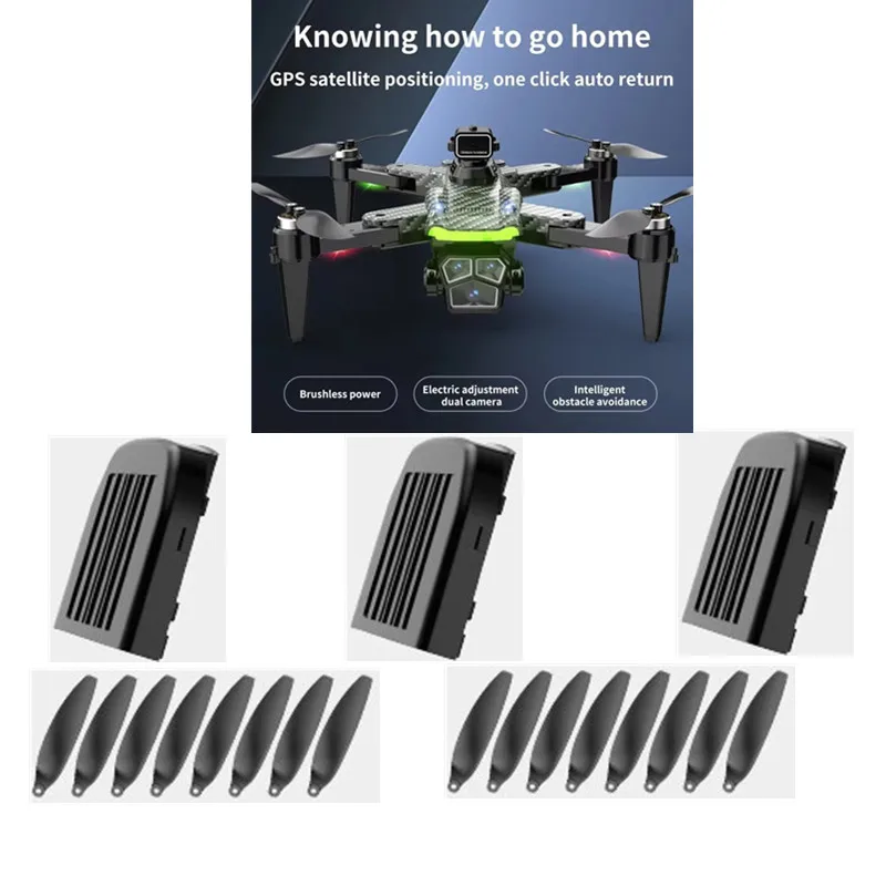 

S196 PRO аккумулятор для дрона 7,4 В 3000 мАч аккумулятор/пропеллер для S196 GPS Drone S196 аккумулятор для дрона лопасти S196 GPS аккумуляторные лопасти