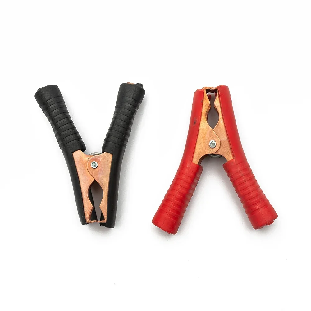 1 Piece/2 Pieces Clip 100A Battery Charger Car Copper Crocodile Clamps Heavy Duty Iron-plated Copper High Quality
