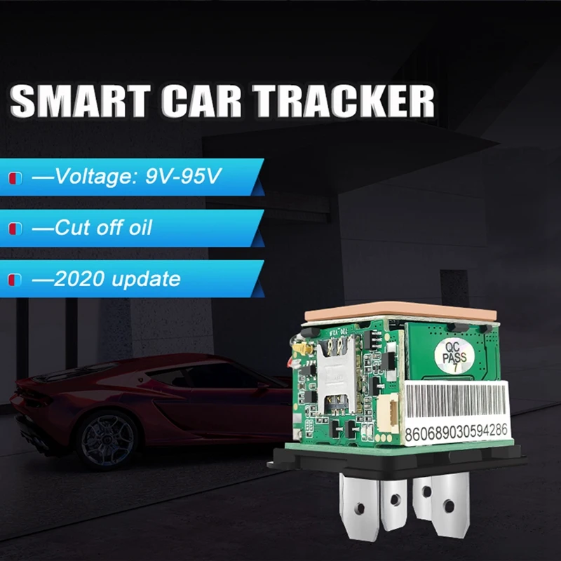 Motorcycle Trackers Mini  9-90V Car Relay GPS Tracker Cut Off Oil Shock SMS Alarm Locator Tracking System Free APP