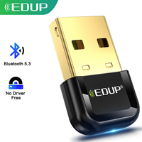 EDUP B3531 Bluetooth 5.3 USB Adapter Driver Free High Speed 3Mbps Powerful 66Ft Transmission Plug and Play For Windows 11/10/8.1
