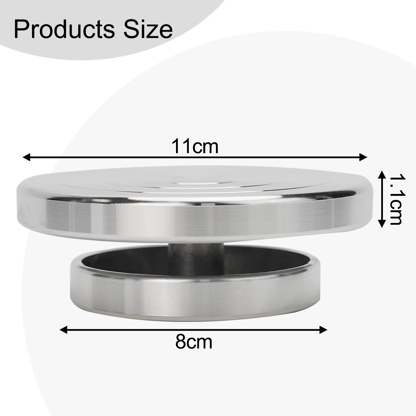 

Pottery Sculpture Turntable Aluminum Alloy Double-Sided Rotating Easy To Use Handmade Versatile Use For Artists