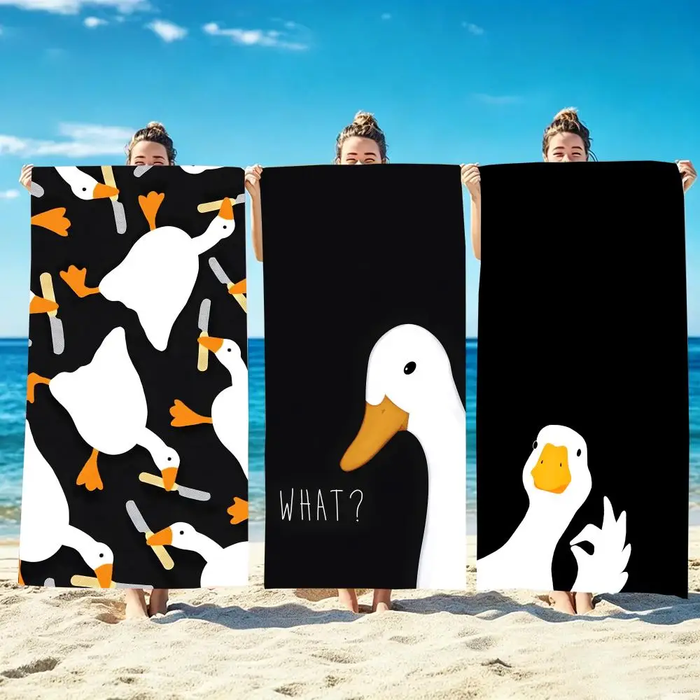 Game Untitled Goose Game Towel Microfiber beach towel, quick-dry, sand-free, ultra-fine fiber, super soft.
