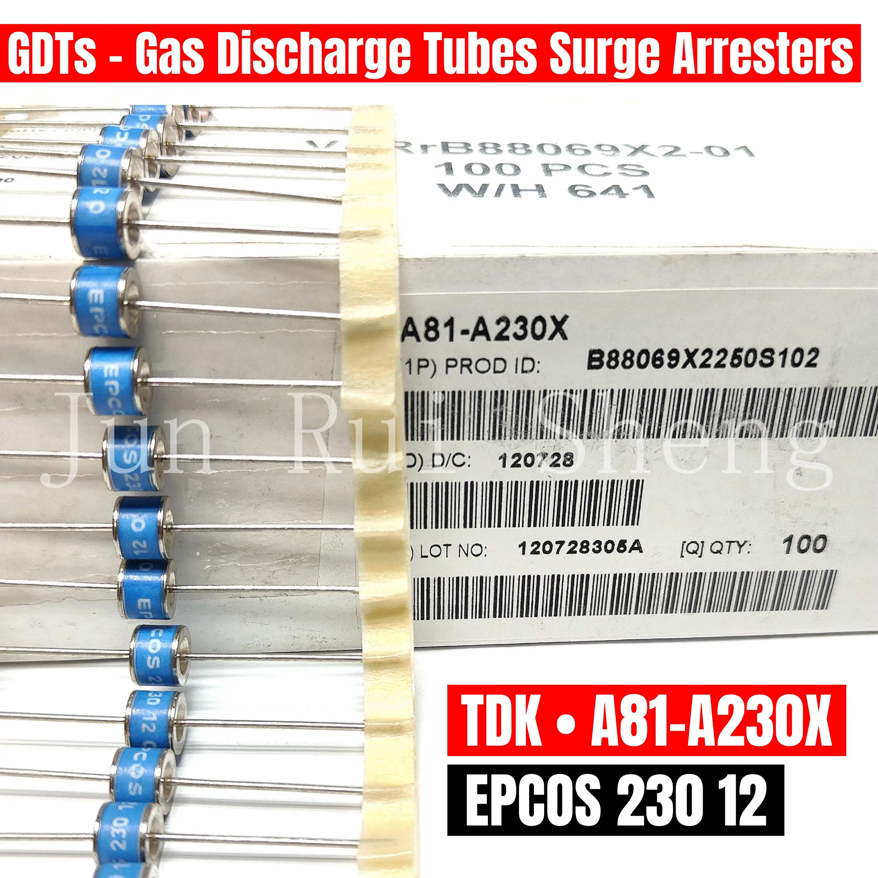 

Оригинальные высококачественные TDK EPCOS 230 12 20KA 230V GDTs 2R230 6*8 мм A81-A230X B88069X2250S102 газоразрядные Трубки стабилизаторы напряжения