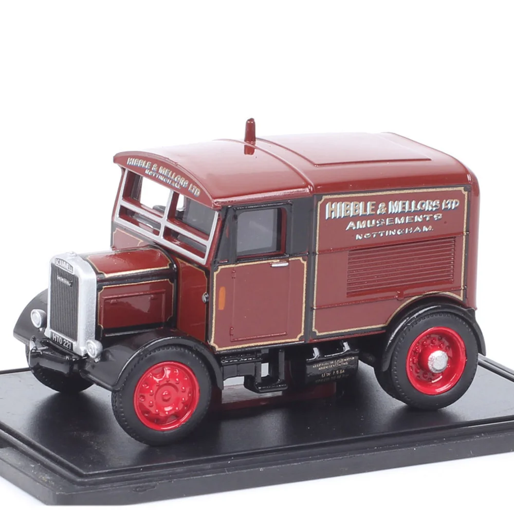 1:76 Scale Diecast Alloy Scammell Showtrac Toys Vintage Cars Model Classics Nostalgia Adult Collectible Souvenir Static Display