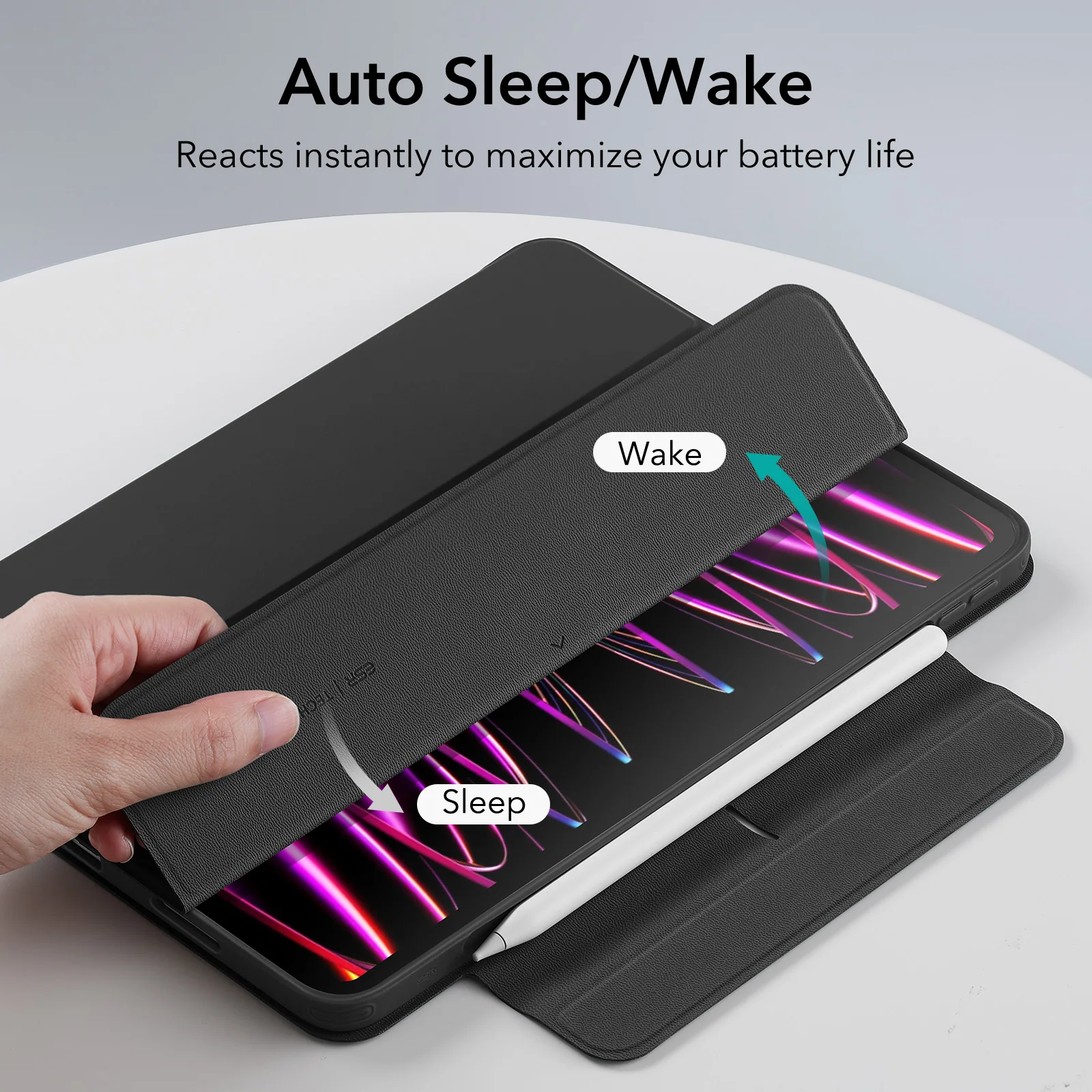 ESR for iPad Pro 11 Case With Detachable Smart Magnetic for iPad Pro 12.9 2022 2021 Rebound Hybrid 360ยฐ Case Support Pencil 2