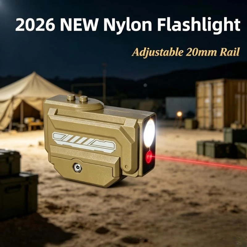 2026 New Infrared LED Flashlight Nylon Material 20mm Rail Hanging Adjustable Design for Outdoor Sport Game Night