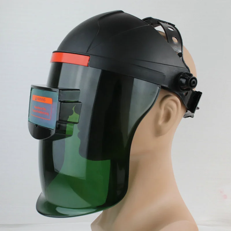 Maschera protettiva professionale per saldatura Laser trasparente casco in vetro con luce elettronica E-oscuramento per il taglio della marcatura